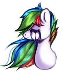 Size: 2212x2356 | Tagged: safe, artist:woowoli, oc, oc only, pony, bust, crying, eyes closed, female, high res, sad, simple background, solo, transparent background