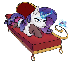 Size: 2294x1991 | Tagged: safe, artist:xwosya, rarity, pony, unicorn, g4, alcohol, clothes, female, magic, rarity's bedroom, simple background, solo, stockings, stupid sexy rarity, thigh highs, white background, wine, wine glass
