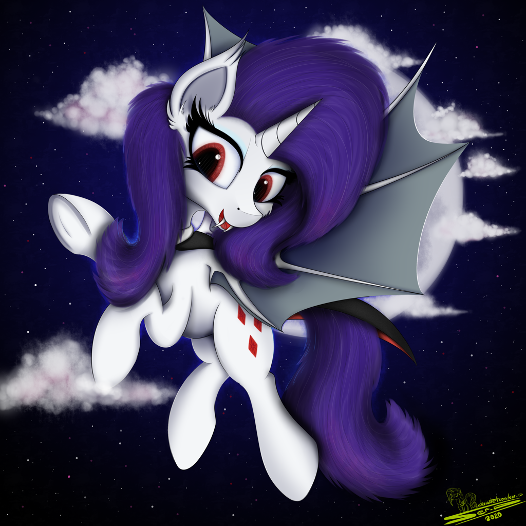 2729397 - safe, artist:ser-p, rarity, alicorn, bat pony, bat pony alicorn,...