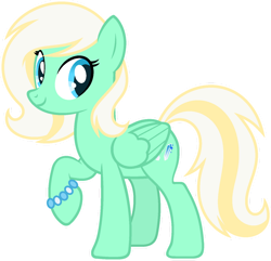 Size: 1024x988 | Tagged: safe, artist:pegasski, oc, oc only, oc:topaz blitz, pegasus, pony, g4, bracelet, female, jewelry, mare, simple background, solo, transparent background