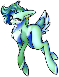 Size: 767x1006 | Tagged: safe, artist:sketchytwi, oc, oc only, earth pony, pony, chest fluff, colored hooves, ear piercing, earring, earth pony oc, jewelry, piercing, simple background, solo, transparent background