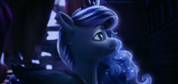 Size: 1699x804 | Tagged: safe, artist:annaxeptable, edit, edited screencap, screencap, princess luna, alicorn, pony, g4, g5, my little pony: a new generation, g4 to g5, g5 movie accurate, jewelry, regalia