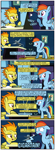 Size: 4488x12165 | Tagged: safe, artist:alexdti, rainbow dash, spitfire, pegasus, pony, g4, wonderbolts academy, absurd resolution, clothes, comic, desk, desk lamp, duo, duo female, female, file cabinet, implied shipping, implied soarindash, implied straight, necktie, spitfire's office, spitfire's tie, uniform, wonderbolts dress uniform