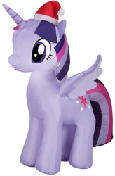 Size: 486x740 | Tagged: safe, twilight sparkle, alicorn, inflatable pony, pony, g4, airblown inflatable, christmas, decoration, gemmy industries, holiday, inflatable, inflatable alicorn, merchandise, solo, twilight sparkle (alicorn)