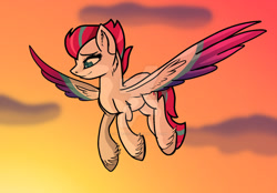 Size: 1280x890 | Tagged: safe, artist:hate-love12, zipp storm, pegasus, pony, g5, my little pony: a new generation, flying, solo