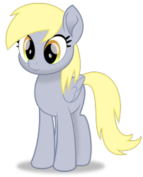 Size: 3000x3707 | Tagged: safe, artist:keronianniroro, derpy hooves, pegasus, pony, g4, cute, derpabetes, female, high res, mare, movie accurate, simple background, solo, transparent background