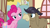 Size: 1280x720 | Tagged: safe, screencap, cranky doodle donkey, donkey, earth pony, pony, a friend in deed, g4, season 2, c:, duo, eye contact, female, lidded eyes, looking at each other, male, mare, out of context, smiling, tail, wig