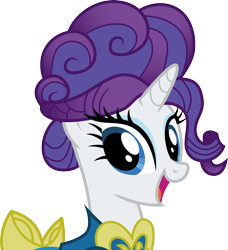 Size: 3000x3286 | Tagged: safe, artist:cloudy glow, rarity, pony, g4, sweet and elite, .ai available, alternate hairstyle, cute, high res, rarara, raribetes, simple background, solo, transparent background, vector