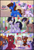 Size: 1510x2250 | Tagged: safe, artist:dinoalpaka, oc, oc only, oc:ambrosia firehoof, oc:crashing thunder, oc:digidash, oc:dusk starshimmer, oc:gear (gearslavehorse), oc:grimvale, oc:sugar pie, oc:thunder arch, oc:zenith night, earth pony, pegasus, pony, unicorn, comic:fun party, comic, commission, dialogue, male, party, stallion