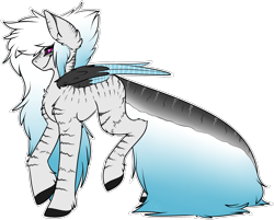 Size: 2003x1607 | Tagged: safe, artist:sketchytwi, oc, oc only, pegasus, pony, black sclera, colored hooves, pegasus oc, raised hoof, simple background, smiling, transparent background, wings