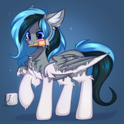 Size: 3000x3000 | Tagged: safe, artist:pesty_skillengton, oc, oc only, oc:luny, pegasus, pony, cute, female, high res, mare, solo