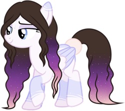 Size: 1280x1143 | Tagged: safe, artist:cindystarlight, oc, oc only, pegasus, pony, colored wings, female, mare, simple background, solo, transparent background, two toned wings, wings
