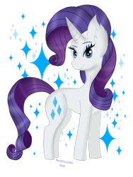 Size: 720x960 | Tagged: safe, artist:madlilon2051, rarity, pony, unicorn, g4, chest fluff, ear fluff, female, mare, simple background, solo, transparent background