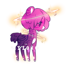 Size: 337x320 | Tagged: safe, artist:miioko, oc, oc only, earth pony, pony, base used, earth pony oc, halo, simple background, solo, transparent background