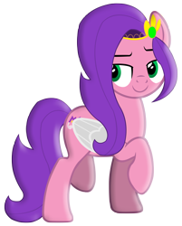 Size: 6416x8000 | Tagged: safe, artist:laszlvfx, pipp petals, pegasus, pony, g4, g5, my little pony: the movie, absurd resolution, female, g5 to g4, generation leap, mare, simple background, smiling, solo, standing on two hooves, transparent background, vector