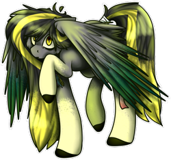 Size: 815x764 | Tagged: safe, artist:sketchytwi, oc, oc only, pegasus, pony, colored hooves, pegasus oc, raised hoof, simple background, solo, tail, tail wrap, transparent background, wings