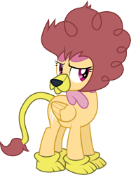 Size: 6231x8327 | Tagged: safe, artist:wissle, dizzy twister, orange swirl, big cat, lion, pegasus, pony, g4, luna eclipsed, absurd resolution, animal costume, clothes, costume, female, folded wings, lion costume, mare, nightmare night, nightmare night costume, simple background, solo, transparent background, vector, wings