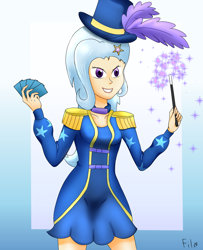 Size: 2272x2800 | Tagged: safe, artist:film77asq, trixie, equestria girls, g4, my little pony equestria girls: better together, street magic with trixie, high res