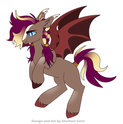 Size: 1280x1285 | Tagged: safe, artist:tired-horse-studios, oc, oc only, bat pony, pony, male, simple background, solo, stallion, transparent background