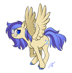 Size: 3408x3453 | Tagged: safe, artist:opalacorn, oc, oc only, pegasus, pony, chest fluff, glasses, high res, simple background, solo, white background