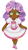 Size: 367x660 | Tagged: safe, artist:jazzie-simone, sweetie belle, human, g4, clothes, curtsey, dark skin, dress, female, horn, horned humanization, humanized, shoes, simple background, smiling, solo, transparent background, white dress