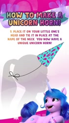 Size: 736x1308 | Tagged: safe, izzy moonbow, human, pony, unicorn, g5, my little pony: a new generation, official, abstract background, female, guide, mare, pinterest, silhouette, simple background, text, white background