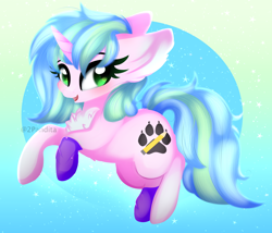 Size: 3774x3228 | Tagged: safe, artist:2pandita, oc, oc only, pony, unicorn, female, high res, horn, looking at you, mare, open mouth, open smile, smiling, smiling at you, solo, unicorn oc