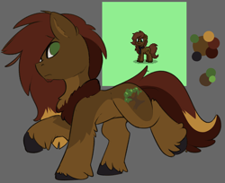 Size: 2282x1861 | Tagged: safe, artist:beardie, oc, oc only, earth pony, pony, pony town, chest fluff, fluffy, multicolored hair, multicolored tail, no pupils, reference sheet, simple background, solo, tail, unshorn fetlocks