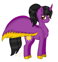 Size: 656x702 | Tagged: safe, artist:madlilon2051, oc, oc only, oc:sundrop, alicorn, pony, alicorn oc, chest fluff, colored wings, ear fluff, eyelashes, female, horn, mare, simple background, transparent background, two toned wings, unshorn fetlocks, wings