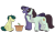 Size: 1280x732 | Tagged: safe, artist:itstechtock, sprout greenhoof, oc, pony, unicorn, g4, colt, female, las pegasus resident, male, mare, plant, simple background, stallion, transparent background