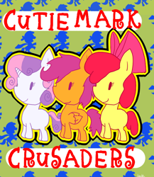 Size: 540x621 | Tagged: safe, artist:doubt, apple bloom, scootaloo, sweetie belle, earth pony, pegasus, pony, unicorn, g4, cutie mark crusaders, female, filly