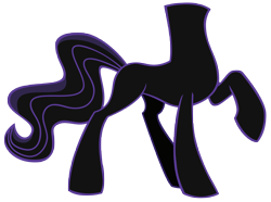 Size: 7066x5251 | Tagged: safe, artist:andoanimalia, the headless horse, headless horse, g4, female, headless, simple background, transparent background, vector