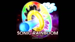 Size: 1280x720 | Tagged: safe, artist:brandon yates, rainbow dash, g4, cover art, death battle, exploitable meme, male, meme, music, sonic rainboom, sonic the hedgehog, sonic the hedgehog (series), youtube link