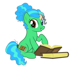 Size: 2000x1890 | Tagged: safe, artist:kaitykat117, oc, oc only, oc:novella chronicle(kaitykat), pony, g4, base used, book, disabled, simple background, solo, transparent background, vector