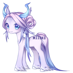 Size: 1500x1500 | Tagged: safe, artist:miioko, oc, oc only, earth pony, pony, earth pony oc, simple background, smiling, solo, transparent background, unshorn fetlocks