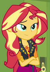 Size: 434x624 | Tagged: safe, screencap, sunset shimmer, equestria girls, equestria girls specials, g4, my little pony equestria girls: better together, my little pony equestria girls: holidays unwrapped, o come all ye squashful, cropped, solo