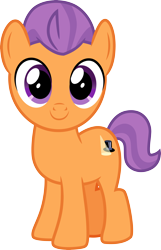 Size: 3000x4647 | Tagged: safe, artist:cloudy glow, tender taps, earth pony, pony, g4, the last crusade, .ai available, colt, cute, foal, high res, looking at you, male, simple background, smiling, solo, transparent background, vector