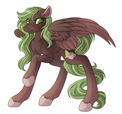 Size: 3174x2958 | Tagged: safe, artist:amazing-artsong, oc, oc only, oc:matcha forest, pegasus, pony, female, high res, mare, simple background, solo, transparent background