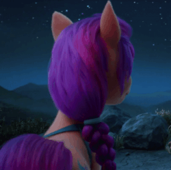 Size: 600x597 | Tagged: safe, screencap, sunny starscout, earth pony, pony, g5, my little pony: a new generation, spoiler:my little pony: a new generation, animated, butt, cropped, female, gif, mare, plot, solo, sunny starbutt, walking