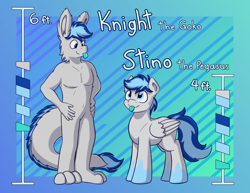 Size: 3300x2550 | Tagged: safe, artist:eisky, oc, oc:aspen volare, pegasus, pony, anthro, abstract background, colored hooves, colored tongue, goko, high res, reference, reference sheet, tongue out, wings