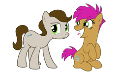 Size: 3359x2000 | Tagged: safe, artist:kaitykat117, oc, oc only, oc:bolts quartermane(kaitykat), oc:nuts quartermane(kaitykat), base used, high res, siblings, simple background, transparent background, twins, vector