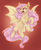 Size: 1800x2200 | Tagged: safe, artist:fanaticpanda, fluttershy, bat pony, pegasus, pony, g4, bat ponified, chest fluff, female, flutterbat, open mouth, race swap, slit pupils, solo