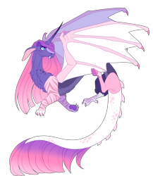 Size: 2600x3000 | Tagged: safe, artist:uunicornicc, oc, oc only, draconequus, female, high res, simple background, solo, transparent background