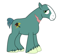 Size: 1920x1750 | Tagged: safe, artist:kaitykat117, oc, oc only, oc:thunderhoof(kaitykat), pony, base used, disabled, disfigured, mute, positive body image, scar, simple background, solo, tour d'equestria, transparent background, vector