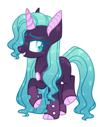 Size: 1904x2412 | Tagged: safe, artist:lilywolfpie, oc, oc only, changepony, hybrid, pony, unicorn, base used, female, interspecies offspring, magical lesbian spawn, mare, offspring, parent:queen chrysalis, parent:starlight glimmer, parents:glimmerlis, simple background, solo, transparent background