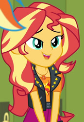 Size: 1256x1813 | Tagged: safe, screencap, sunset shimmer, equestria girls, equestria girls specials, g4, my little pony equestria girls: better together, my little pony equestria girls: holidays unwrapped, o come all ye squashful, cropped, solo focus