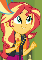 Size: 1258x1775 | Tagged: safe, screencap, sunset shimmer, equestria girls, equestria girls specials, g4, my little pony equestria girls: better together, my little pony equestria girls: holidays unwrapped, o come all ye squashful, cropped, solo focus