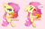 Size: 1280x836 | Tagged: safe, artist:shavurrr, fluttershy, bat pony, pony, g4, adorable distress, bat ponified, biting, crying, cute, eye clipping through hair, eyes closed, female, flutterbat, herbivore, open mouth, pink background, pumpkin, race swap, sad, shyabates, shyabetes, simple background, solo