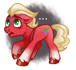 Size: 879x805 | Tagged: safe, artist:guineasquig, sprout cloverleaf, earth pony, pony, g5, my little pony: a new generation, male, simple background, solo, stallion, transparent background