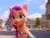 Size: 768x583 | Tagged: safe, edit, edited screencap, editor:drnachtschatten, screencap, sunny starscout, earth pony, pony, g5, my little pony: a new generation, spoiler:my little pony: a new generation, 3d, background pony, female, mare
